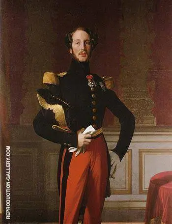 Ferdinand Philippe Louis Charles Henri Duc d Orleans 1842 By Jean Auguste Dominique Ingres