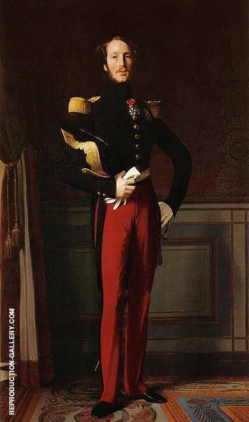 Ferdinand Philippe Louis Charles Henri Duc d Orleans 1844 By Jean Auguste Dominique Ingres