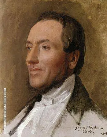 Hygin Edmond Ludovic Auguste Cave 1844 By Jean Auguste Dominique Ingres