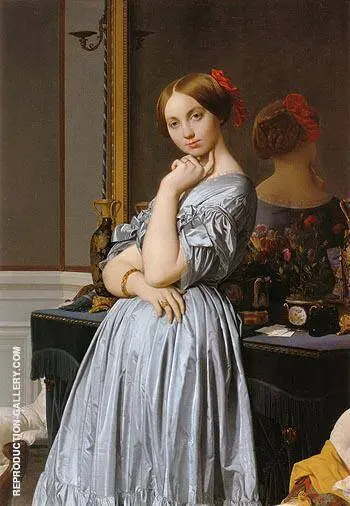 Vicomtesse Othnin d Haussonville 1845 By Jean Auguste Dominique Ingres