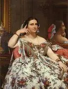 Madame Paul Sigisbert Moitessier 1856 By Jean Auguste Dominique Ingres