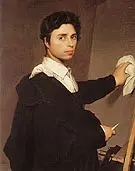 Copy after Ingres s 1804 Self Portrait By Jean Auguste Dominique Ingres