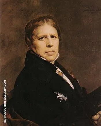 Self Portrait By Jean Auguste Dominique Ingres