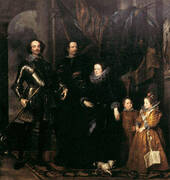 The Lomellini Family 1625 By Van Dyck