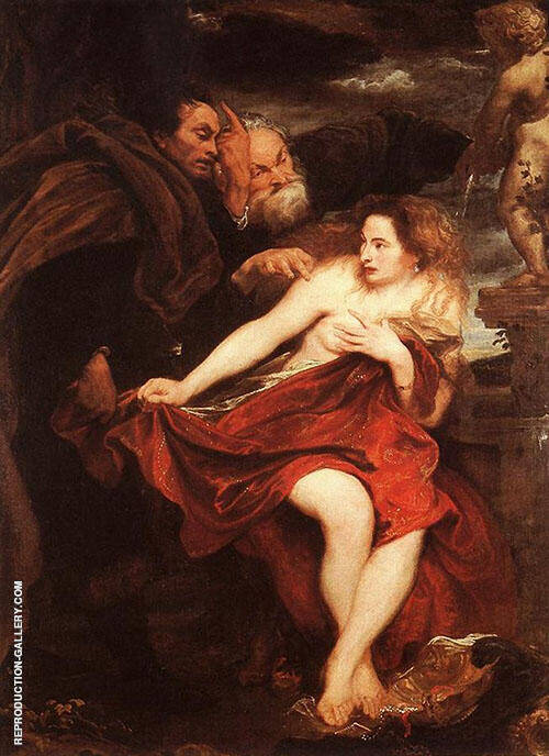 Susanna and The Elders by Van Dyck | Oil Painting Reproduction
