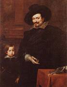 The Jeweller Pucci and his Son By Van Dyck