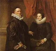 The Painter Jan de Wael and is Wife 1629 By Van Dyck