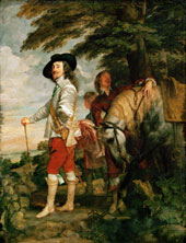 Charles 1 At the Hunt By Van Dyck