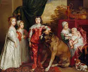 The five Eldest Children of Charles 1637 By Van Dyck