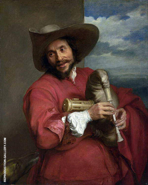 Francois Langlois as a Savoyard by Van Dyck | Oil Painting Reproduction