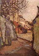 Rue Cortot Montmatre 1909 By Maurice Utrillo