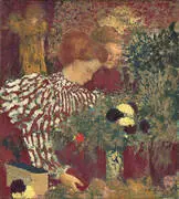 Woman in Striped Dress 1895 By Edouard Vuillard