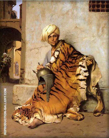 Pelt Merchant of Cairo 1869 By Jean Leon Gerome