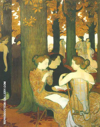 The Muses 1893 By Maurice Denis