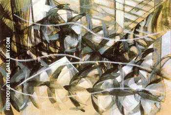 Flight of the Swallows 1913 By Giacomo Balla