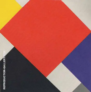 Simultaneous Counter-Composition V 1924 By Theo van Doesburg