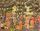 Landscape with Figures 1921 By Maurice Prendergast