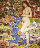 Waterfall c1911 By Maurice Prendergast