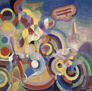 Hommage a Bleriot 1914 By Robert Delaunay