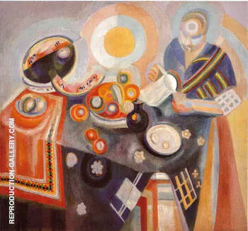 Portuguese Woman or Woman Pouring 1916 By Robert Delaunay