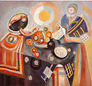 Portuguese Woman or Woman Pouring 1916 By Robert Delaunay