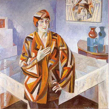 Portrait of Madam Mandel 1923 By Robert Delaunay