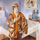 Portrait of Madam Mandel 1923 By Robert Delaunay