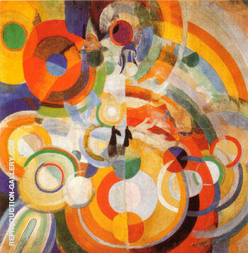 Carousel with Pigs 1922 by Robert Delaunay | Oil Painting Reproduction