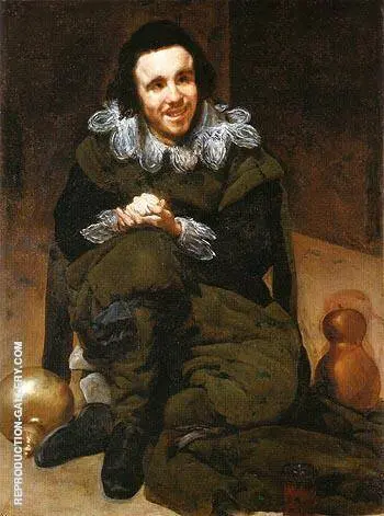 The Buffoon Calabazas Calabacillas 1637 By Diego Velazquez
