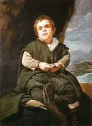 The Dwarf Francisco Lezcano EI Nino de Vallecas 1643 By Diego Velazquez