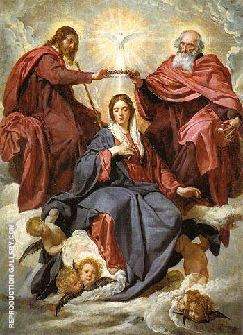 The Coronation of the Virgin 1645 | Oil Painting Reproduction