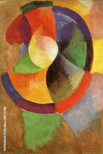 Circular Forms Sun No 2 c1912 By Robert Delaunay