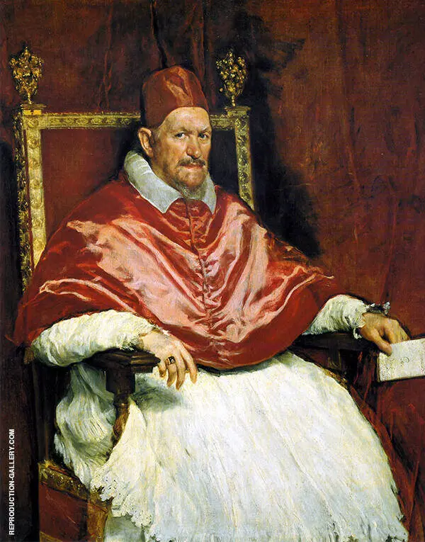 Portrait of Innocent X 1650 By Diego Velazquez