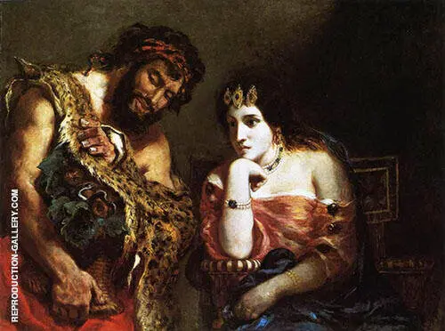 Cleopatra and the Peasant 1838 By Eugene Delacroix