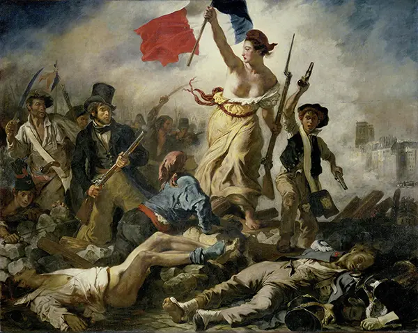 Liberty Leading the People 1830 By Eugene Delacroix