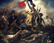 Liberty Leading the People 1830 By Eugene Delacroix