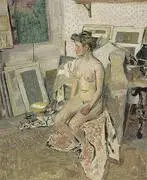 Nude in the Studio c1902 By Edouard Vuillard