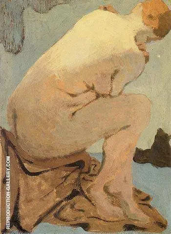 Seated Nude Nu assis By Edouard Vuillard