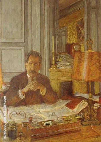 Portrait of Philippe Berthelot 1928 By Edouard Vuillard
