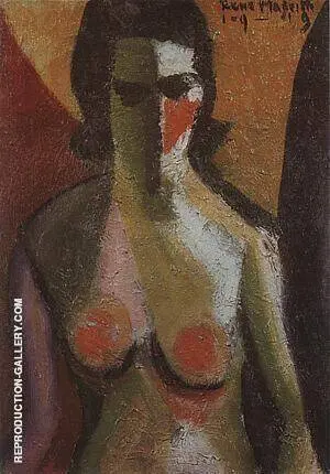 Nude1919 By Rene Magritte