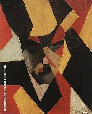 Self-Portrait, 1923 By Rene Magritte