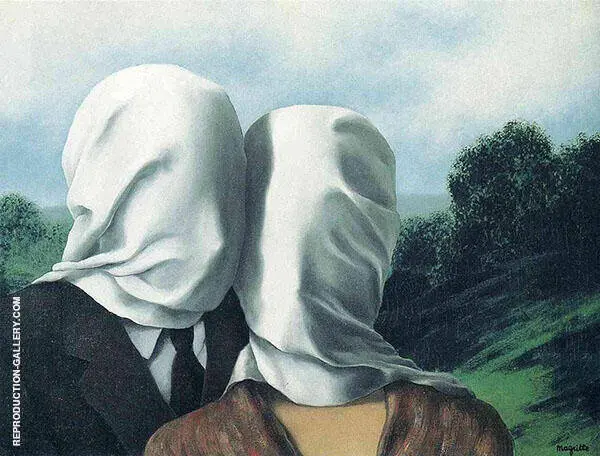 The Lovers 1928 By Rene Magritte