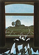 The Key to the Fields 1933 By Rene Magritte