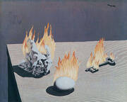 The Gradation of Fire By Rene Magritte