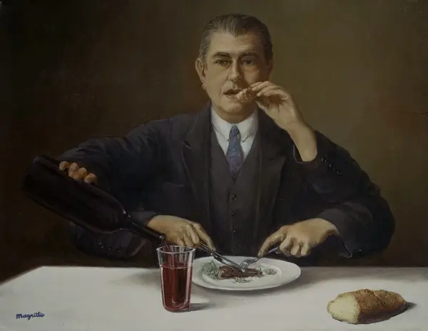 The Magician 1952 By Rene Magritte