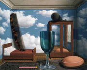 Personal Values c1951 By Rene Magritte