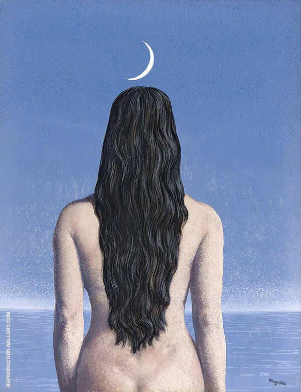 The Evening Gown 1954 By Rene Magritte