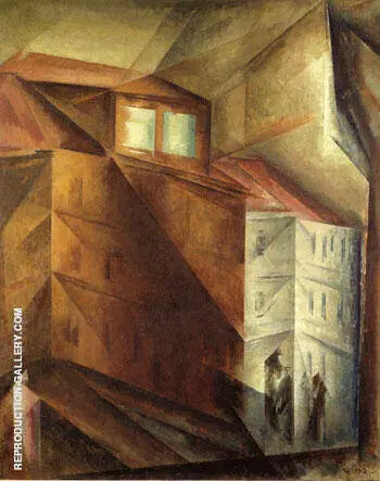 The Studio Window 1919 By Lyonel Feininger