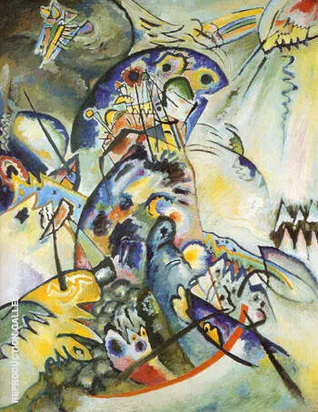 Blue Arch Ridge 1917 By Wassily Kandinsky