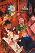 Cafe 1916 By George Grosz